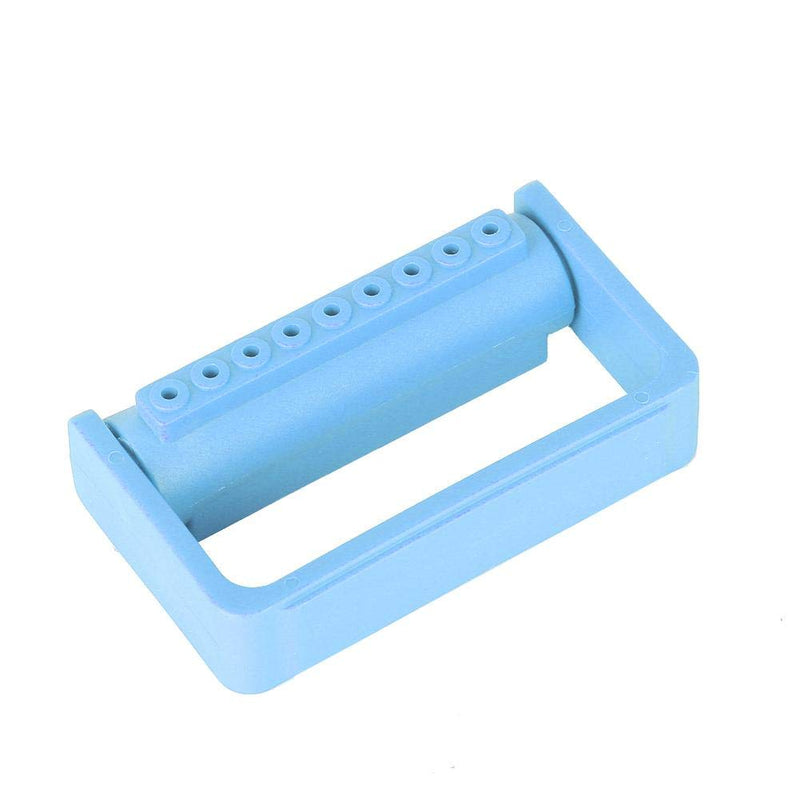 Burs Block Holder, Burs Disinfection Box, 9 Holes Block Case Organizer Drills Burs Holder Disinfection Case Autoclavable Care Tools(4#) 4#