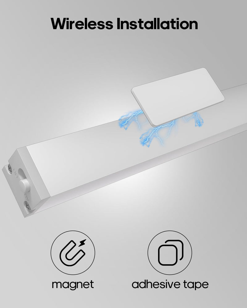 6 Pack Led Under Cabinet Lights Wireless with Charging Station, 7’’ Rechargeable Motion Sensor Light Indoor, Dimmable Closet Lights for Cabinets, Bookshelf, Stair, Hallway 6 Pack with Charge Station