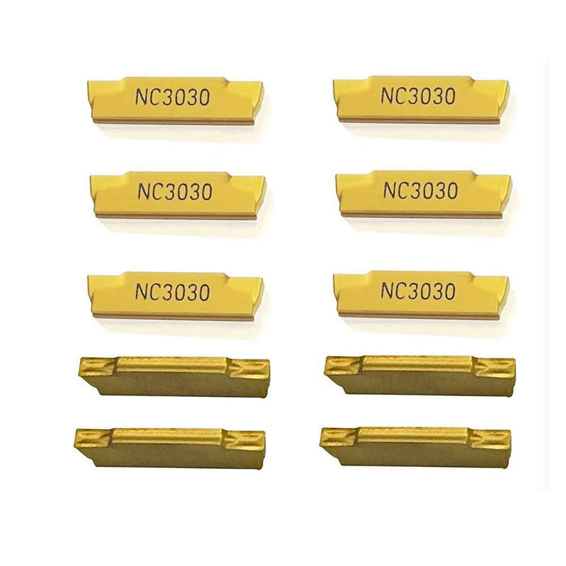 5/8 ", 3/8" MGEHR/L MGIVR/L Lathe Grooving Cut-Off Parting Tool Holder with MGMN150/200 Carbide Grooving Inserts for Steel (2pcs 5/8 Grooving Holders with 10pcs mgmn150 Inserts) 2pcs 5/8 grooving holders with 10pcs mgmn150 inserts - NewNest Australia