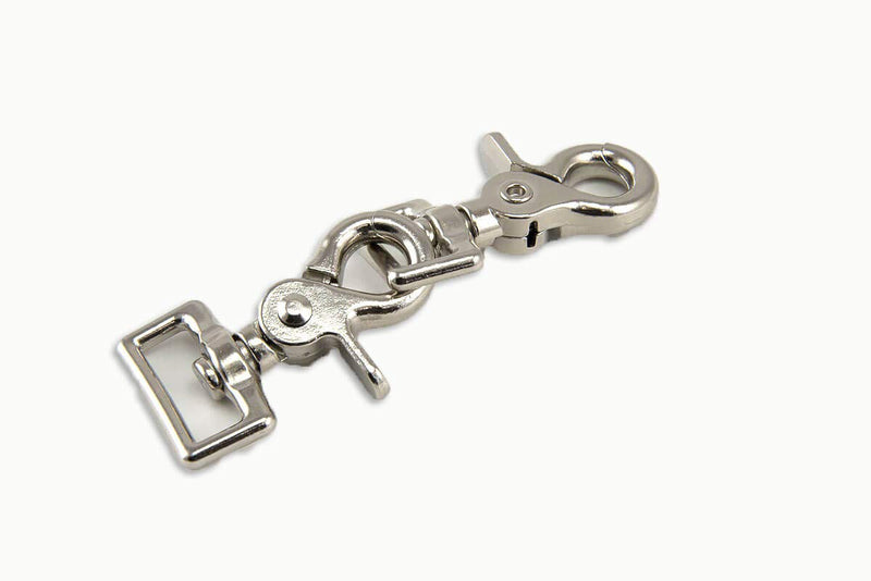 Southwestern Equine Trigger/Scissor Snap Square Eye - 2 Pack Clip with Easy Finger Clasp realease clamp 3/4"
