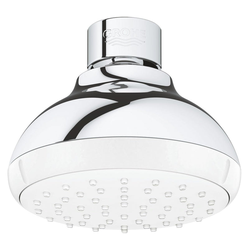 Grohe 26050001 Tempesta Classic 100 1 Spray Shower Head, Starlight Chrome