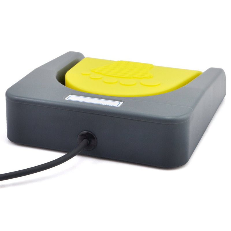 iKKEGOL USB Single Foot Switch Control One Key Customized Computer Keyboard Action Pedal HID Grey