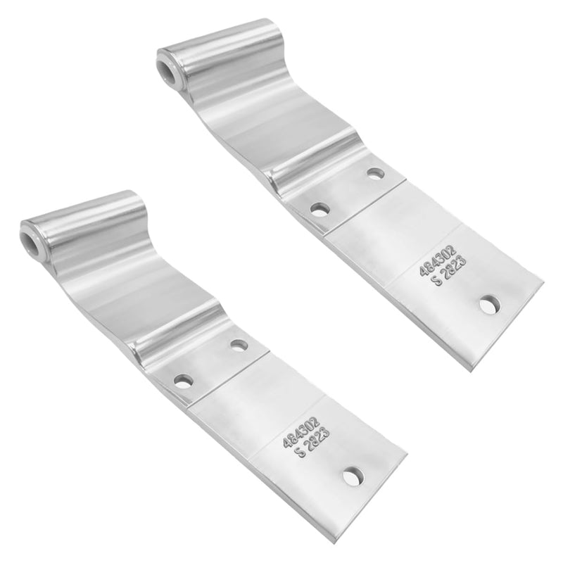 HS4502 S2623 Commercial Vehicle Three-Hole Door Hinge - 9.64x2.68x1.97in, Φ0.9, Heavy-Duty Steel, for Trucks & Buses - Durable & Precision-Made（2-piece Set） HS45 3-hole 2
