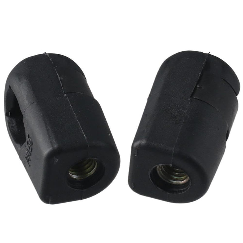 2pcs Gas Spring End Fitting Black Connector,Automotive Gas Spring Fittings,Black Gas Spring Connector