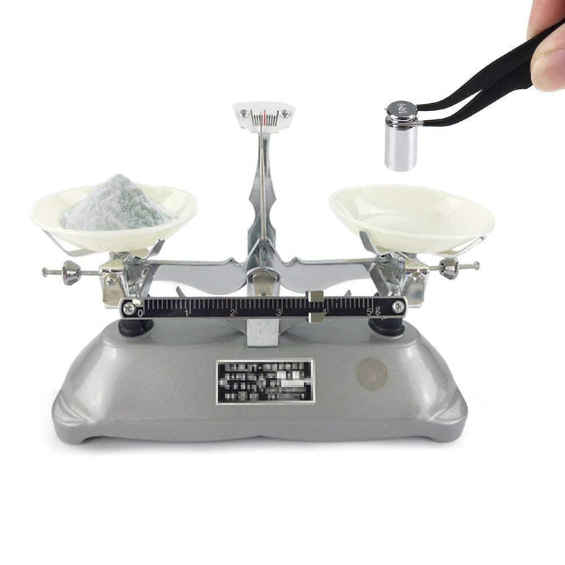 5PCS Gram Calibration Weight 1g 2g 5g 10g 20g Chrome Plating Calibration Gram Scale Weight Set Kit for Digital Scale Balance Jewellery Scale Balance Home Tool