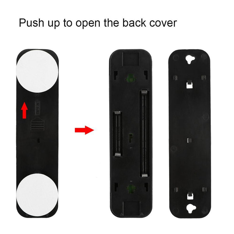 Onerbuy 4 Pack Battery Powered LED Touch Light DIY Stick-on Anywhere 5-LED Touch Tap Light Push Night Lamp for Closets, Cabinets, Cupboard, Hallway, Stairs,Garages, Car (Black)