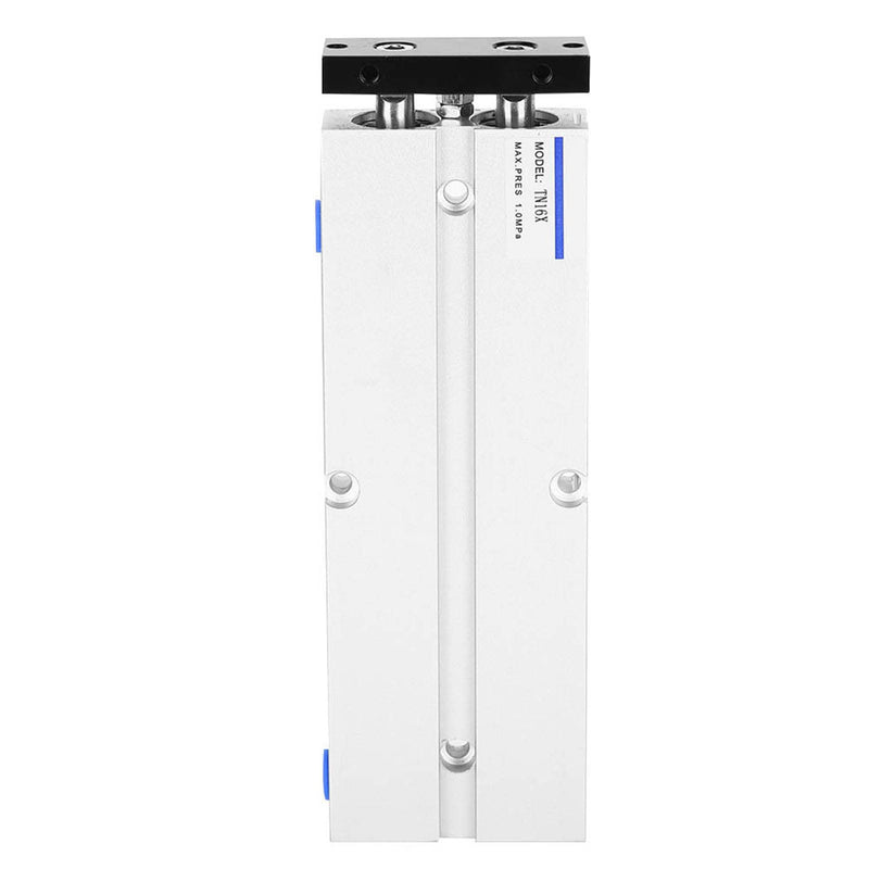 Air Cylinder, 1.0MPa 10 to 200mm Stroke Aluminum Alloy Double Rod Double Shaft Air Cylinder, Industrial Air Cylinders (TN16X200-S) TN16X200-S