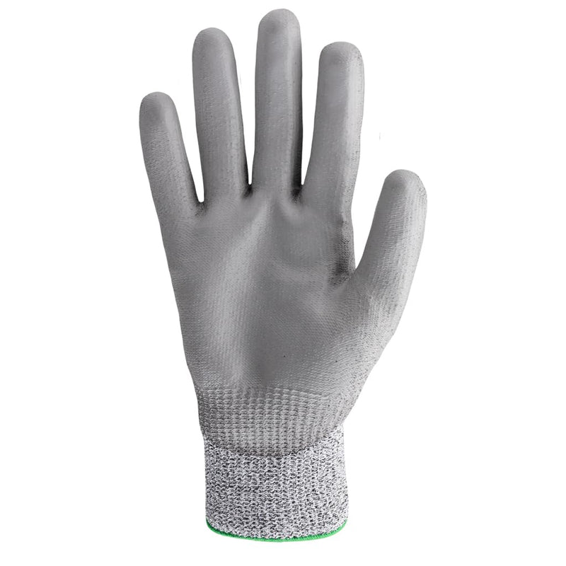 HexArmor | General-Purpose | Abrasion and Cut-Resistant | Breathable | Safety Work Gloves | Helix Series 1074 | A4 Cut-level Polyurethane Palm Medium 12-pack