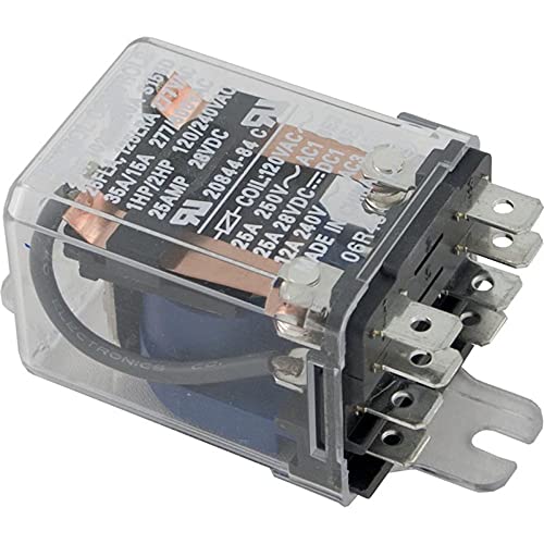20844-84 Relay, DPDT, 30A, 115v, Coil, Dustcover
