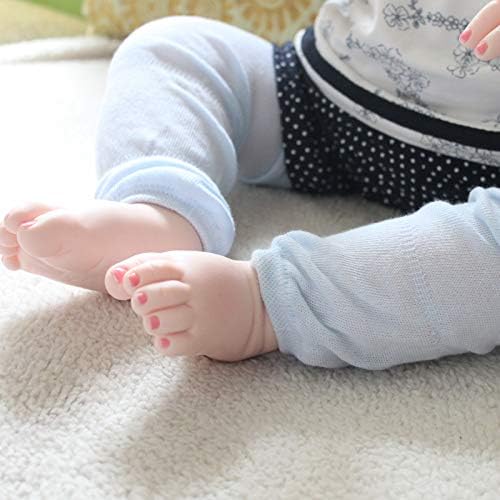 Cotton Gauze Baby Leg Warmer, For Summer, UV Protection, Cooling Cooler, Air Conditioner, Insect Repellent, Body Temperature Adjustable, Shirring - NewNest Australia