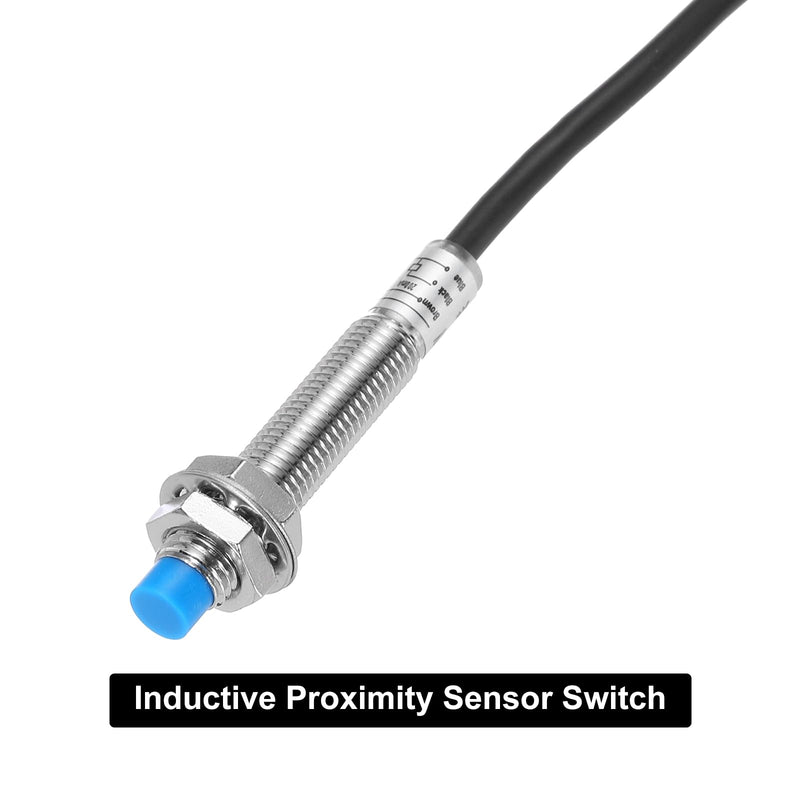 MECCANIXITY M8 Approach Sensor Inductive Proximity Sensor Switch NO Normally Open PNP 2mm Detection Distance, DC 6-36V LJ8A3-2-Z/BY, 3.9ft, 5Pcs 5