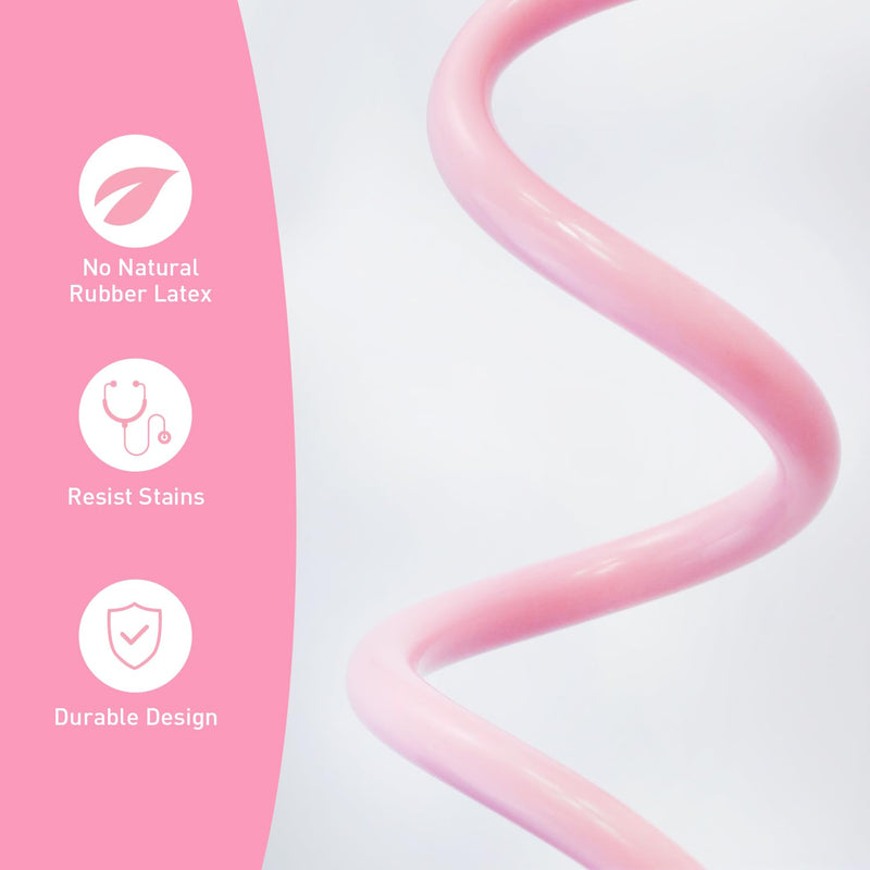 SCIAN Cardiology Stethoscope with Double-Sided Tunable Diaphragms, Professional Stethoscope with Carrying Case for Doctors, Nurses, Med Students, Clinical, Pink Pink - RoseGold