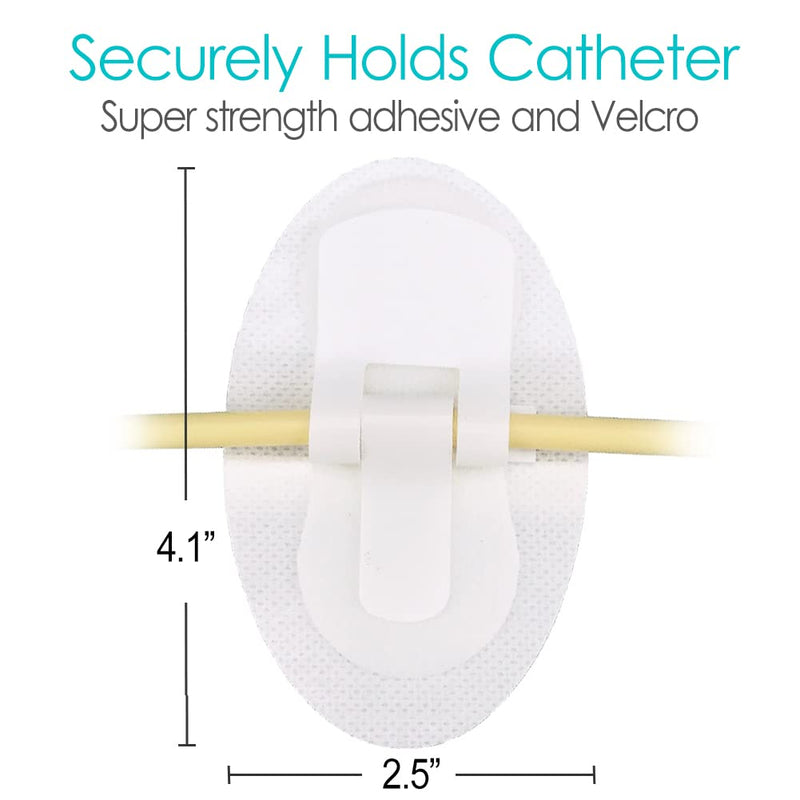 Feeding Tube Pads for Peritoneal Dialysis Peg/G/J Tube Stabilizer Accessories PD Abdominal Support Holder Patch Individually Packed Adhesive Stickers for Elderly Man Woman (Pack of 10) Catheter Stabilizer Adults-10 Pcs
