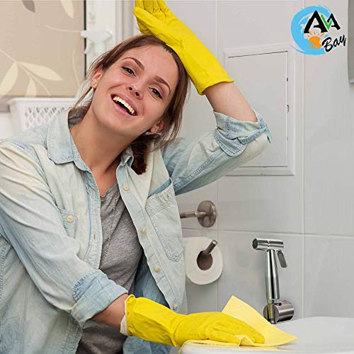 AVAbay® Sink Faucet Handheld Bidet Sprayer for Toilet I Bidet Attachment for Warm & Cold Water I Long 80" Hose Perfect for Feminine Hygiene, Cloth Diaper, Bathroom Toilet Cleaning Faucet Bidet Sprayer