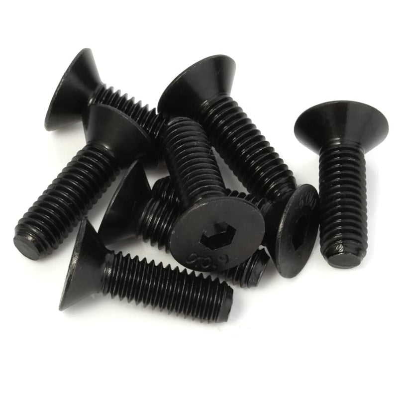 M5-0.8 x 16mm Flat Head Socket Cap Screws Countersunk Bolts, Alloy Steel Grade 10.9, DIN 7991, Allen Socket Drive, 100 PCS M5 x 16mm