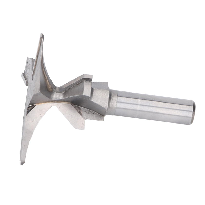 3 Flute Arc Bending Integrated Milling Cutter Router Bit 45°, 1/2 Inch Shank, Panel Slotting & Bending with Solid Wood, Hardwood Design