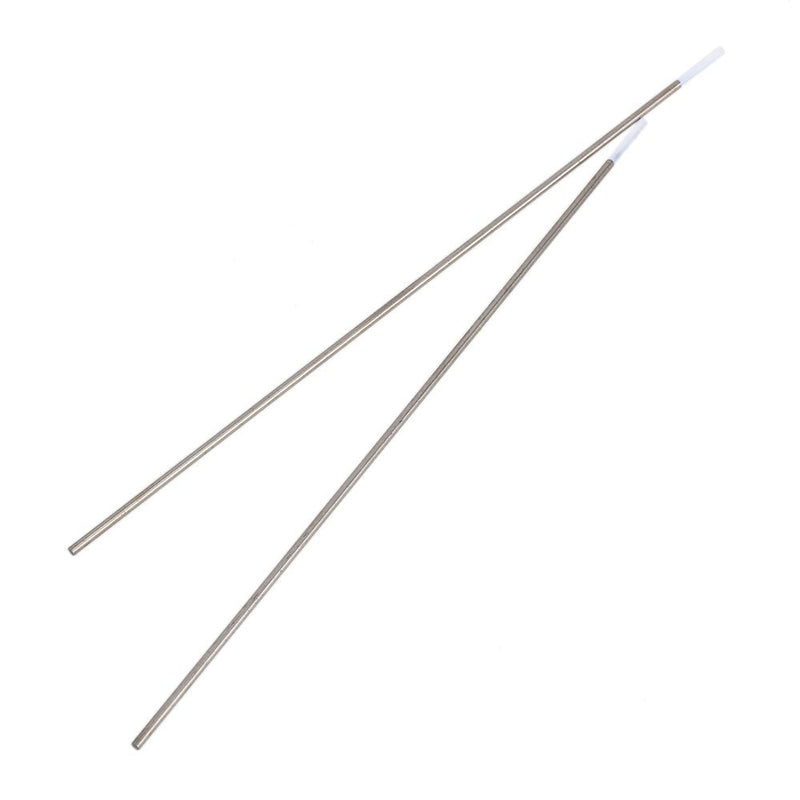 10pcs 0.8% Zirconiated 1.6 x 150mm 1/16" x 6" WZ8 White TIG Welding Tungsten Electrode 150 x 1.6mm/5.91 x 0.06"(L x Dia)