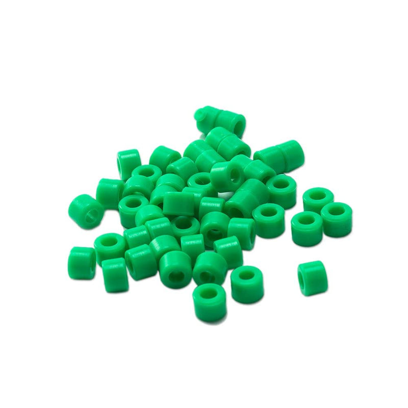 SNAWOP Dental Color Code Rings Multi-Colors Autoclavable Silicone Hygiene Instrument for Dentist (L, Green) L