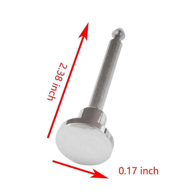 Bathtub Faucet Diverter Repair Kit, Includes 1 Diverter Stem, 1 Cup Seal and 1 Door, Bathroom Shower Bathtub Leak Faucet Repair Replacement Parts, Chrome Plated