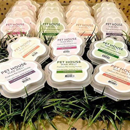 One Fur All Pet House Wax Melts Winter Fig, Long-Lasting, Scented Wax Melts, Natural Pet Odor Solution for A Fresh Smelling Home, Pet-Friendly Plant Based, Soy Wax Melt, 3 OZ 3 Ounce (Pack of 2) - PawsPlanet Australia