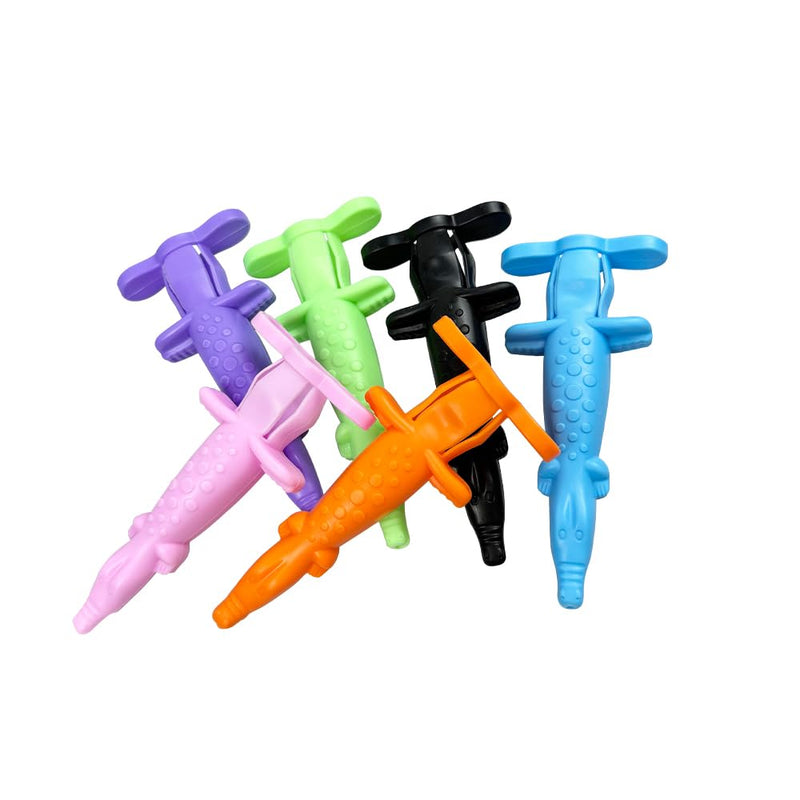 Dental Syringe Handle Protect Sleeve, YOUYA DENTAL 4PCS Silicone Needle Cover Case Injector Tool Cover Surgical Rubber Needle Instrument Protective Cover Case Reusable Clinic Tool Cover Case Gifts Crocodile - Combo 1