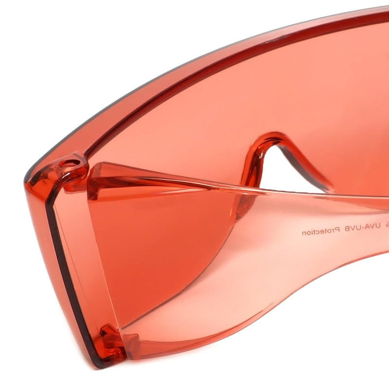 Calabria 6000 Large Fit Over Safety Glasses Fitover Prescription Eyewear Men Women Wrap Around Tinted Anti Fog Scratch Glare 3000 - Fl-41 Pink (3 Pack)