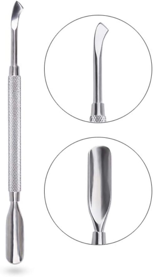 Cuticle Pusher, Double-sided Cuticle Treatment, Stainless Steel, For Gel Nail (Cuticle Pusher) - NewNest Australia