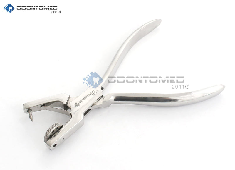 OdontoMed2011 Ainsworth Rubber Dam Punch Endodontic Dental Instruments, Endodontic Dental Dam Clamp Tool Stainless Steel Ideal for Students - NewNest Australia