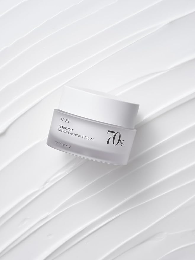 ANUA Dokudami 70% Intense Calming Cream, 1.7 fl oz (50 ml), Moisture Moisturizing Care, Sensitive Skin, Dry Skin, Korean Cream, Korean Cosmetics - NewNest Australia