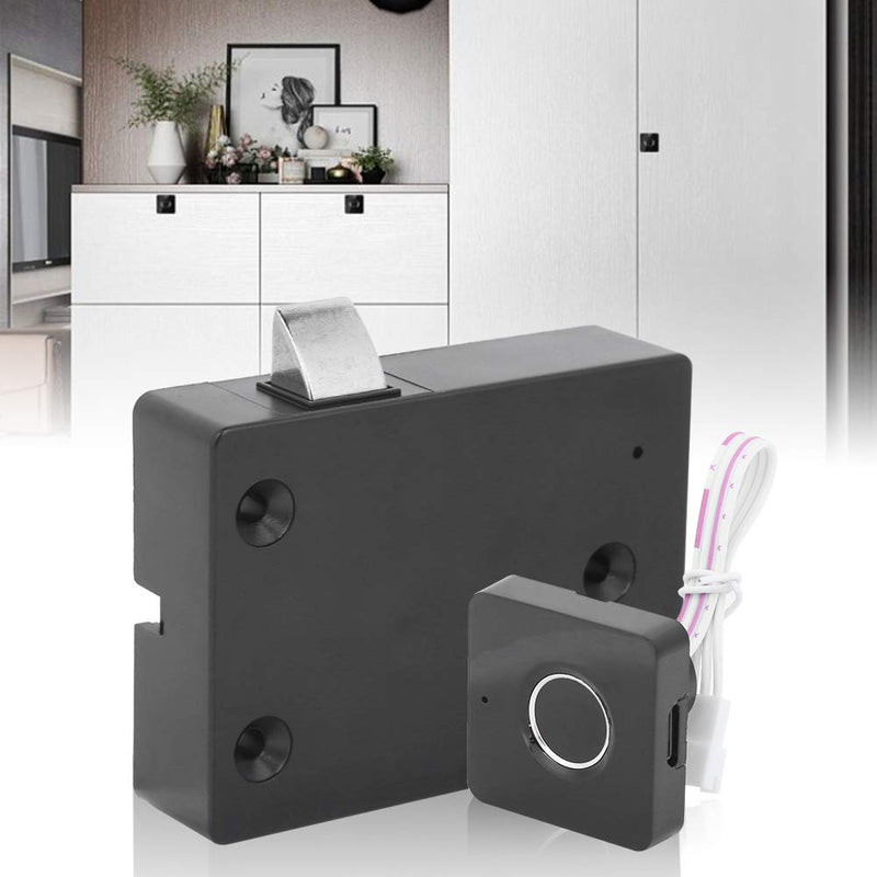 Biometric Fingerprint Smart Lock Security USB Rechargeable Cabinet Drawer Door