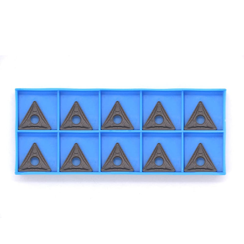 TNMG332 / TNMG160408-PM of CNC Carbide Inserts for Steel Turning Cutting Tools, The Chip Breaker"PM" fit for Semi-Finishing Metal Cutting, 10 PCS.