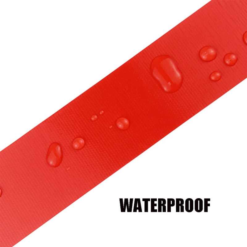 Multi-Purpose Duct Tape 2 Inch x 33 Yards, Heavy Duty, Waterproof, Great for Repairs, Packaging, Arts Crafts and DIY Projects (Red) Red
