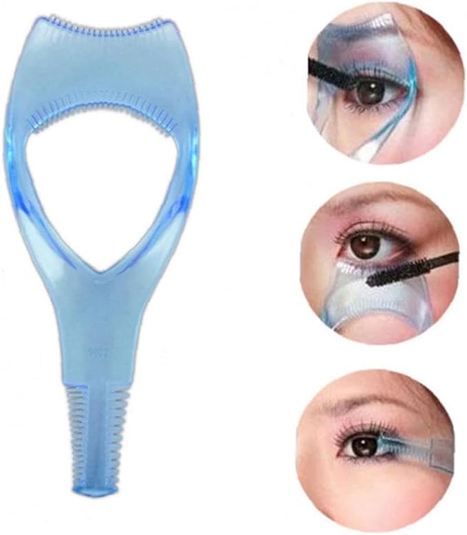 Multifunctional Eye Makeup Aid Guard Eyelash Lift Brush Eyelash Grafting Curler Comb Anti-slip Eyelash Perm Aid Tool Eyeliner Aid Reusable Perfect for Beginners - NewNest Australia