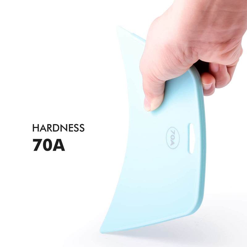 FOSHIO Wallpaper Smoothing Tool, Blue Flexible Wallpaper Squeegee Smoothing Tool for Wallpaper Smoother for Installation, Perfect for Vinyl Crafts, Smoothing Peel and Stick Wall Paper, Window Films