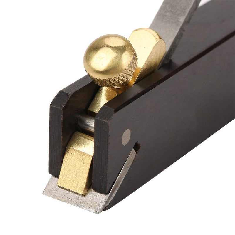 Jeanoko Wood Planer Hand Tool Ebony Mini DIY Cable Line Woodworking Plane Carpenter Wood Cutting Tool Mini Hand Planer for Woodworking