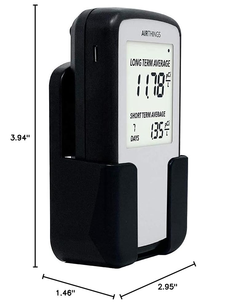 Multiple Purposes Case for Corentium Home Radon Detector by Airthings, for Desktop and Wall-Mounted