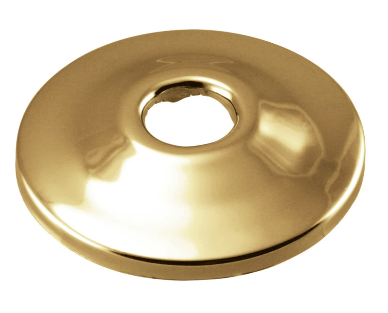 Westbrass D105KFH-01 5/8" x 3/8" OD x 20" Flat Head Riser Supply Line Kit with Round Handle Angle Supply Shut Off Valve for Toilet, Polished Brass 1 Pack