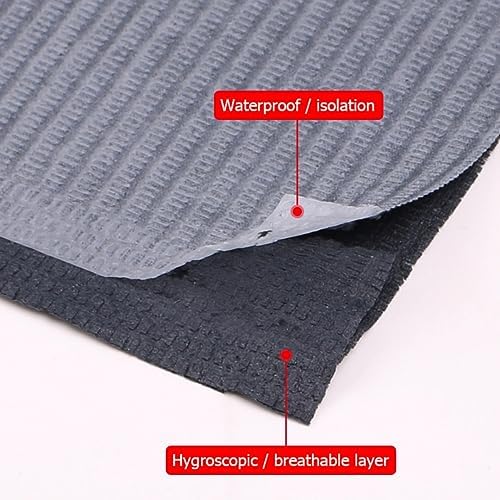 Amira Beauty Disposable Dental Bibs 13" X 18" 3 ply Waterproof Tattoo Bib Sheet for Piercing, Tattoo Table Station, Nail Techs, Dentists, Tray Cover Professional (Black, 50 Pieces) AB-DentalBib