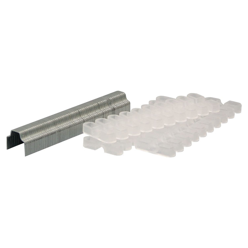 15030C Light Staples and Insulators - 60 Staples and 30 Insulators, 5 Pack