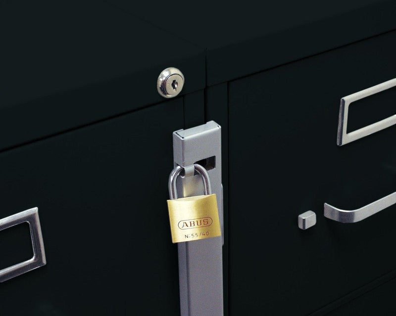 ABUS File Bar, 34 1/2" Length for 3 Drawers, Gray 3 Drawer