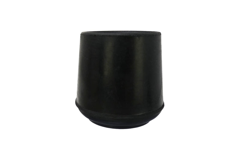 Shepherd Hardware 9226 1-1/2-Inch Inside Diameter Rubber Leg Tips, Black, 2 Count (Pack of 1)