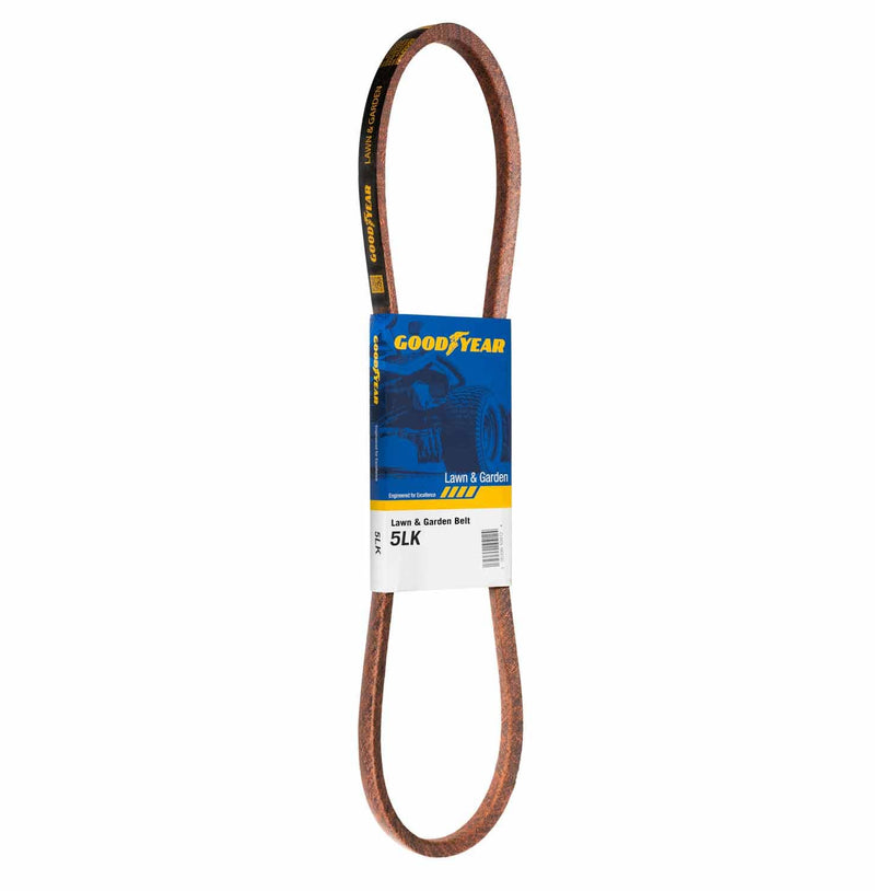 Goodyear 5LK390 Lawn and Garden Aramid V-Belt 5/8 x 39 in 5/8 inch Top Width X 39 inches Long