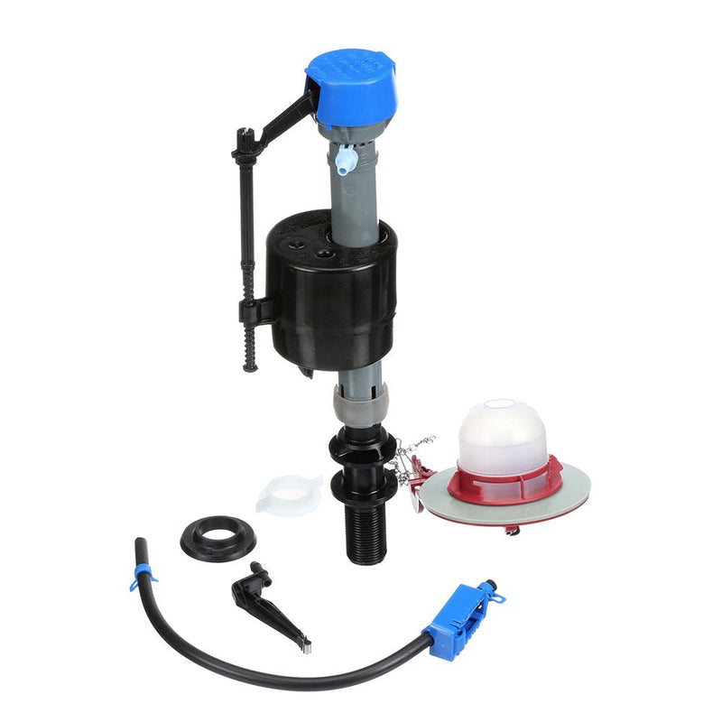 Fluidmaster 400CAR3P5 PerforMAX Adjustable High Performance Toilet Fill Valve and Flapper Repair Kit, For 3-Inch Flush Valve Toilets 1 Count (Pack of 1)