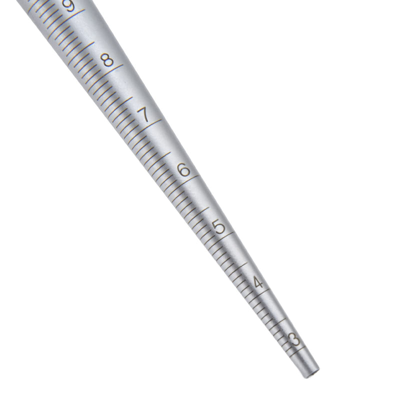 Feeler Gauge, Welding Gap Gauge & Taper Inspection Tool, 3-15mm Stainless Steel Conical Taper, High Precision, for Industrial Inner Diameter, Weld Measurement and Bore Gauging