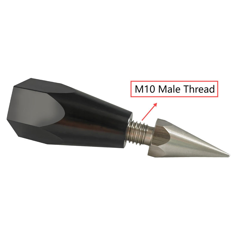 5 Pack GPS Pole Tip - 5/8 Female Thread - Fits Carbon Fiber Survey Pole, RTK Rod Replacement Prism Pole Tip