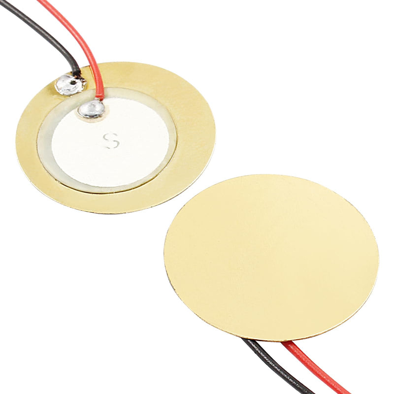 20Pcs 20mm Piezo Discs with 3.81" Leads Mic Drum Trigger Acoustic Pickup CBG Guitar Piezo Amplifiers Discs Transducer