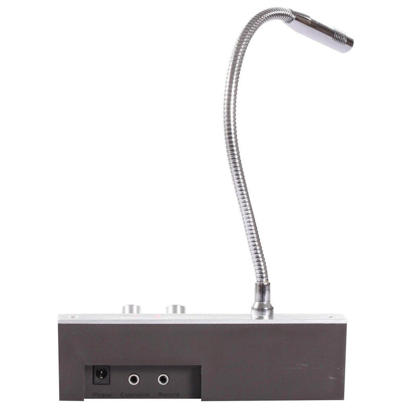 UHPPOTE Dual-Way Anti-Interference Noise-Free Bank Office Store Station Window Microphone Audio Record Output Intercom Interphone Speaker System for Counter