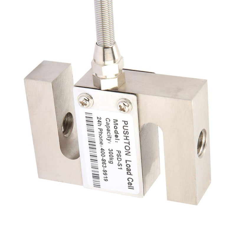 PSD-S1 Weight Sensor S-Type Load Cell Scale Module with Cable for Mixing Station & Batching Machine (300kg Capacity)
