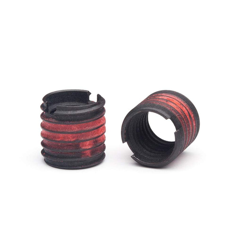 E-Z Lok Externally Threaded Insert, C12L14 Carbon Steel, Meets AISI 12L14, 5/16"-24 Internal Threads, 7/16"-14 External Threads, 0.437" Length, Made in US (Pack of 10)