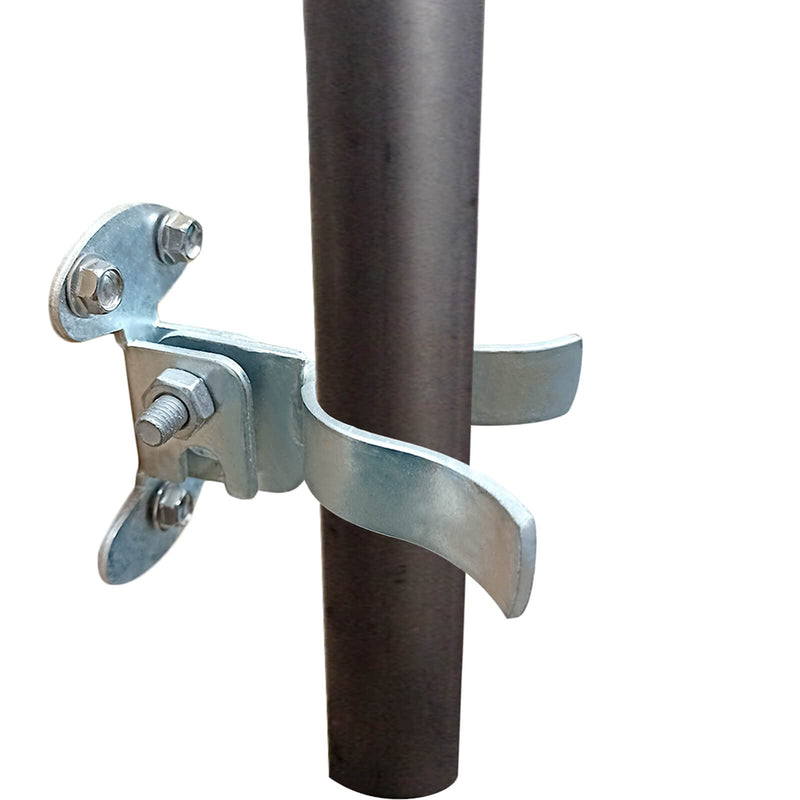 1-5/8" Flat Back Wall Mount Fork Gate Latch - Gate Latch Hardware with Screws or Lag Bolt for Gate Frames, Easily Mounts to Wooden Gate Post or Wall 1-5/8 Inch